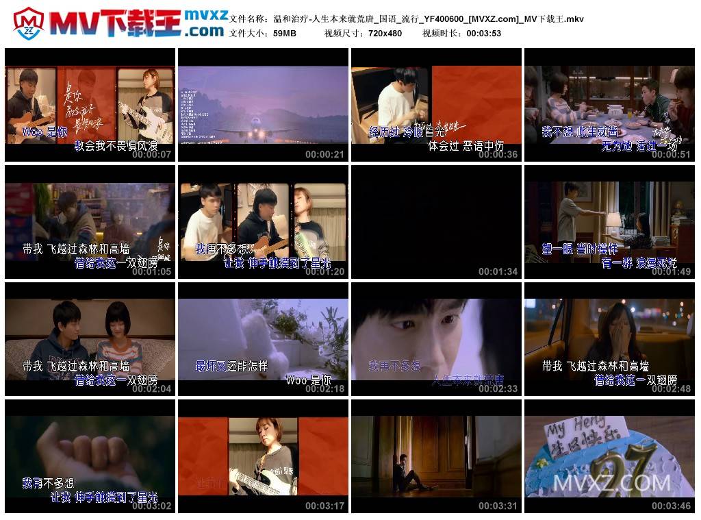 温和治疗-人生本来就荒唐_国语_流行_YF400600